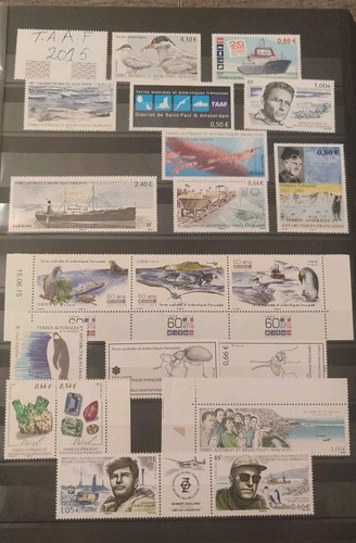 Taaf lot timbres année 2015 - lot,
