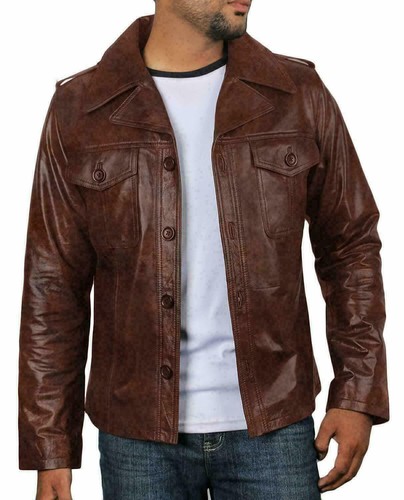 Chemise police cuir - police, en