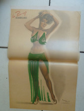 POSTER  CENTRAL  DU   Magazine  STARS et VEDETTES    avec PIN-UP de ROGER BRARD