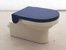 WC BLANC AVEC ABATTANT BLEU 4825 MAISON MODERNE PLAYMOBIL...