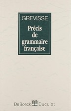 Précis de grammaire francaise - Grévisse