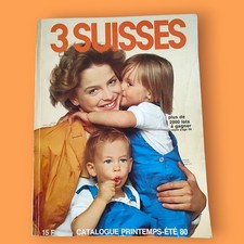 Catalogue ancien vintage mode 3 Suisses 1980 printemps été style la redoute 