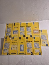 Lot 10 De 11 Cartes Routieres
