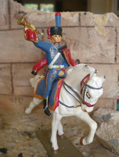 Collection Soldat de plomb:   TROMPETTE CHASSEURS à Cheval de la Garde... no 42