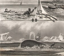 1875 Gravure orginale Bateau