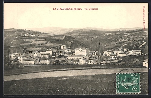 Cpa giraudière rhône - giraudière, /rhône