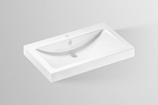 Bassin à poser Alape AB.R800H, rectangulaire L : 800 mm H : 120 mm P : 500 mm...