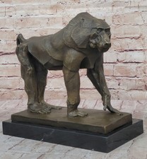 Babouin Sculpture En Bronze