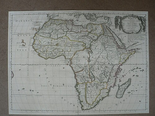 Carte ancienne xviiième - ancienne,