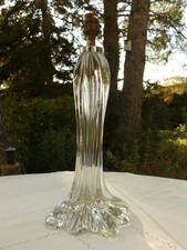 Pied de lampe en verre style