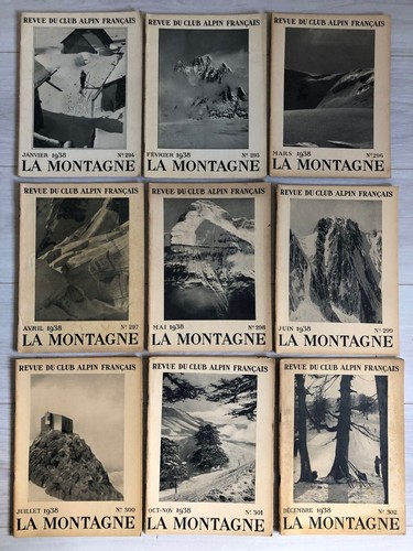 Magazines montagne revue - 9x,