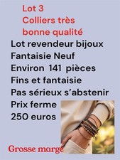 Lot Revendeur Bijoux Colliers