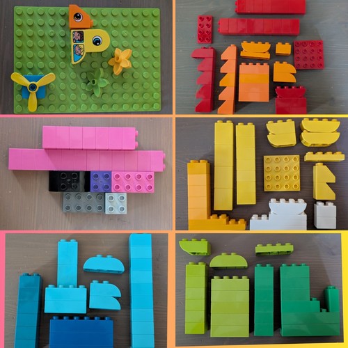 Lot 155 lego duplo pieces - lot, of