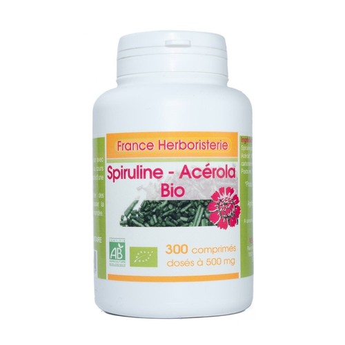 Spiruline acerola bio 300 - acerola,