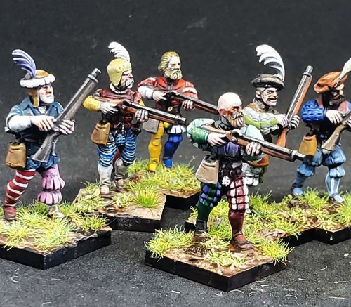 28mm landknecht handgunners/
