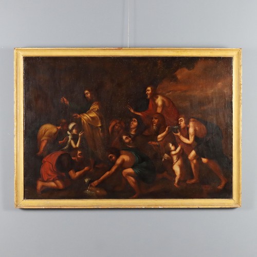 Tableau ancien moïse faisant - tableau,