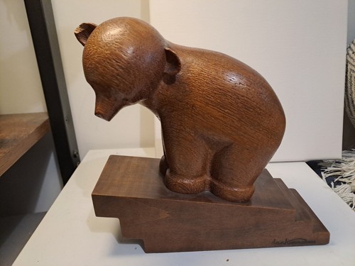 Sculpture bois dan karner - bois,
