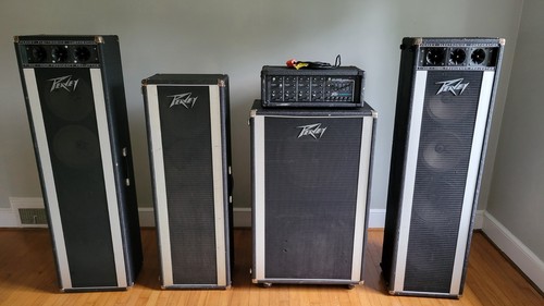 Vintage peavey system setup - peavey, pa