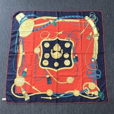 Foulard CELINE en soie rouge