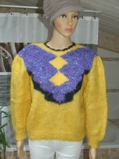 PHILDAR  Superbe pull  tricoté main    mohair taille 40 / 42   parfait état
