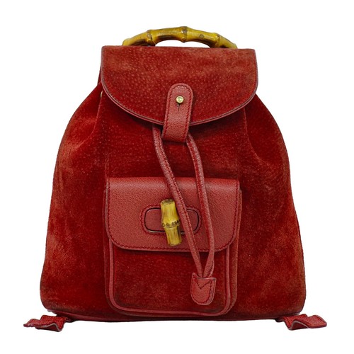 Mini sac dos gucci daim - mini,