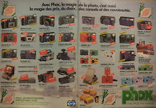 PUBLICITÉ 1986 CHEZ PHOX PAS