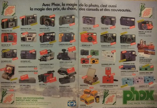 Publicité 1986 chez phox pas - publicitÉ,