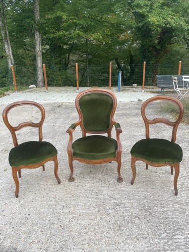 Fauteuil chaises louis - fauteuil, et