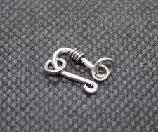 13mm Fermoir Ethnique Argent 925 Collier Ethnic Silver Clasp Necklace Thaïland