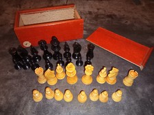 Jeu d'échecs staunton en bois verni - roi 5.8 cm - coffret