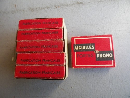 Boites aiguilles phono fortes - aiguilles,