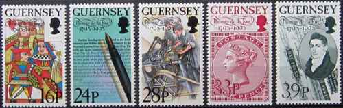 Timbres guernesey 625 - timbres, **