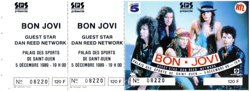 Bon jovi billet - bon,