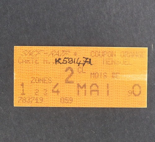 Ancien ticket paris métro - ancien,