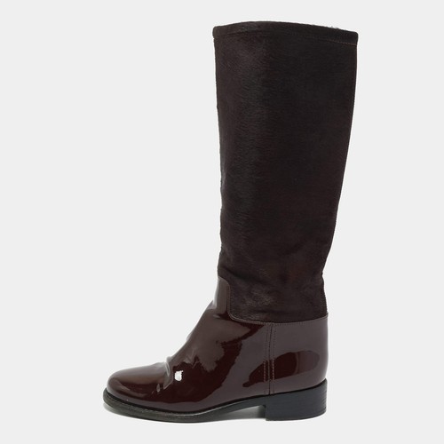 Bottes mollet chanel cc - mi-mollet,