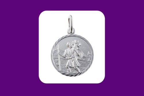 Pendentif saint christophe - saint,