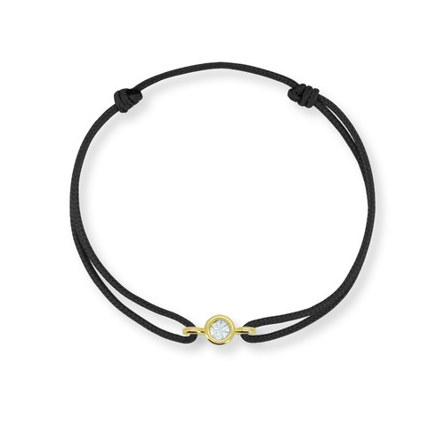 Bracelet cordon solitaire - -,