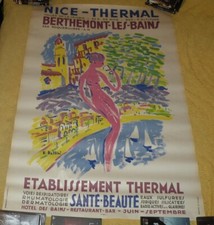  AFFICHE ANCIENNE BERTHEMONT-