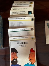 COFFRET ATLAS 204 FICHES TINTIN SANS DOUBLES MOULINSART 1991 CASTERMAN
