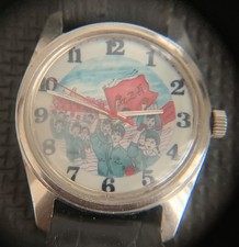 Montre SHANGHAI PETIT LIVRE ROUGE  homme mécanique année 60 