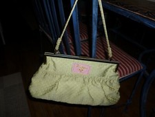 sac tissus vert satin retro pin up porte monnaie épaule  friis company GB london