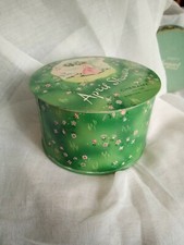 Boîte à poudre ancienne de toilette de marque CHERAMY - APRIL SHOWERS + Houpette