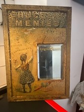 Ancienne plaque émaillée publicitaire pour distributeurs de CHOCOLAT MENIER