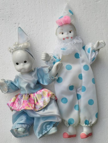 Couple poupees pierrot - couple,