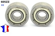 2 x ROULEMENT A BILLES 605 ZZ
