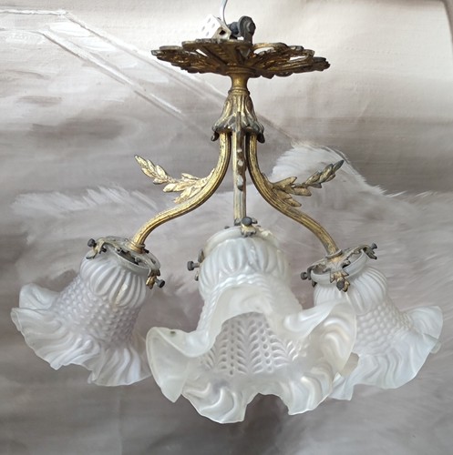 Ancien lustre bronze empire - bronze, empire/3