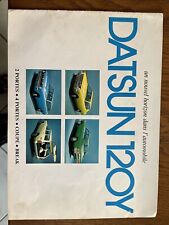 Brochure DATSUN 120 Y de 1974