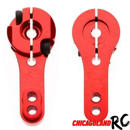 Red aluminum 25t servo horn - 2,