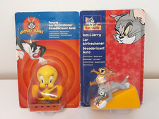 lot 2 désodorisant voiture vintage looney tunes et Tom & Jerry airfreshener 1998