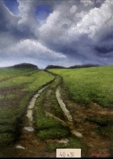 Tableau Huile Sur Toile